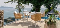 Canapé modulaire de luxe moderne pour l'extérieur, mobilier d'hôtel