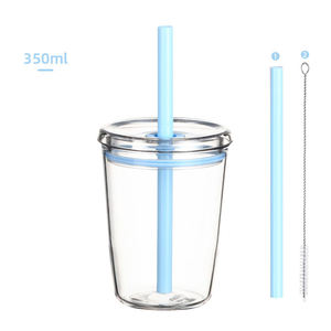 Tazza Termica Personalizzata a Doppia Parete in Acrilico, Bicchieri per Caffè in Plastica, Vendita all'Ingrosso di Tumbler con Cannuccia e Coperchio - Product Image 5