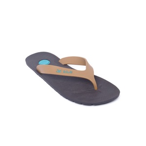 Chanclas Huk para Hombre, Suela Gris, Tira Beige, Antideslizantes, EVA, para Verano y Exteriores - Product Image 3
