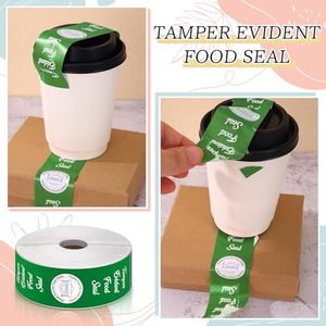 Etiquetas de Seguridad a Prueba de Manipulación para Entrega de Alimentos, Sellos Rojos para Cajas de Pizza, Envases de Bebidas, Cinta de Seguridad para Empaques de Alimentos - Product Image 3