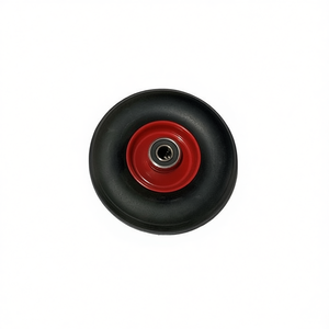MNJ Door Roller Wheel 04947 Black Red Hub 1 Pc - Product Image 1