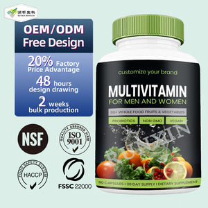 Comprimés de multivitamines sans sucre OEM de haute qualité Complément Vitamines quotidiennes par jour Multivitamines pour hommes - Product Image 1