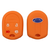 Casing Kunci Silikon Anti Gores WZ 4 Tombol untuk Ford Explorer dan Ford F-150 Raptor dengan Logo