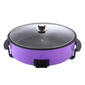 Andong Multifunction 16" Large Round Non-stick Coating <strong>Electric</strong> Pizza <strong>Pan</strong> with Auto-thermostat Control <strong>for</strong> <strong>Cooking</strong> - Product Image 1