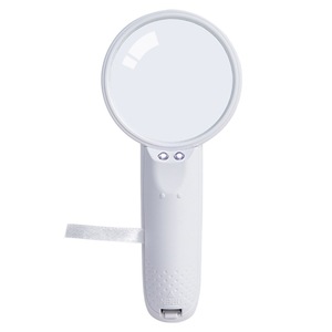 Deli Handheld <b>Magnifier</b> 90 Mm Lens With Led <b>Light</b> For Reading Office Study - Product Image 4