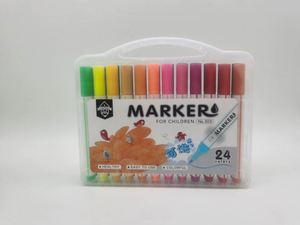 Marcadores Bonwins Bw-h10 Personalizados, No Tóxicos, 24/36 Colores, Lavables, con Punta de Fieltro, Juego de Rotuladores de Acuarela para Colorear Libros y Dibujar - Product Image 2