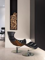 Chaise longue Lobster en cuir véritable, design décontracté, luxe léger, moderne, haut de gamme, meubles de salon pour la maison