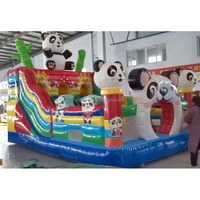 Toboggan Gonflable Commercial Clown Bouncy House 6x4m pour Location Extérieure - Aire de Jeu Gonflable pour Enfants