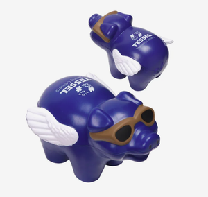 Pelotas Antiestrés Personalizadas con Forma de Cerdo Volador, Juguete Promocional Irresistible, Logotipo Impreso, Regalo al por Mayor - Product Image 2