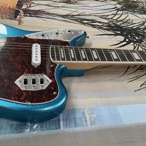 <span class=keywords><strong>Guitarra</strong></span> Eléctrica Custom <span class=keywords><strong>Jazzmaster</strong></span> Azul Metálico Cuerpo Sólido y Mástil de Arce Tostado - Product Image 4