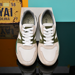 Zapatos Casuales de Moda para Hombre, Estilo Deportivo para Correr y Caminar, Transpirables, de Malla y Cuero Genuino - Product Image 6
