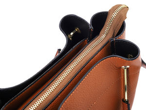 Sac à bandoulière en cuir à motif TOGO de luxe, sac à bandoulière rétro à la mode pour femme, sac seau à bandoulière de grande capacité pour femme - Product Image 5