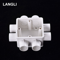 Boîtier de commutation électrique en PVC blanc flexible forgé TN103 OEM Boder, IP65, 86x86x33mm, Chine