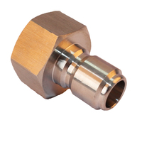Composants personnalisés YOD, service d'usinage CNC de précision, connecteur rapide pour pistolet à eau, 1/4 NPT, joint EPDM, NSF