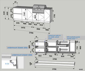 Cuisine extérieure moderne avec évier, porte en PVC, <span class=keywords><strong>four</strong></span> à pizza, <span class=keywords><strong>petit</strong></span> réfrigérateur, armoire de cuisine, panier et autres meubles de cuisine - Product Image 2