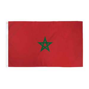 Morocco Cờ Nhà Sản Xuất Chuyên Nghiệp Của Máy In Lớn Tiêu Chuẩn ISO Cờ Quốc Gia - Product Image 1