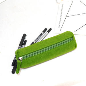 Sac à crayons coloré pochette à crayons en <span class=keywords><strong>feutre</strong></span> de qualité pochette de papeterie personnalisée étui à stylos boîte étui à écrire cadeau pour les enfants - Product Image 2