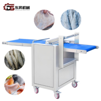 Coupe-tête de poisson automatique, machine à fileter le poisson pour enlever la peau, machine de transformation du poisson