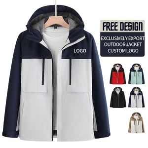 High Quality 3 in 1 Winter <b>Jacket</b> Lining Warm Hiking Camping Hooded Windproof <b>Waterproof</b> Windbreaker Custom Outdoor - Product Image 2