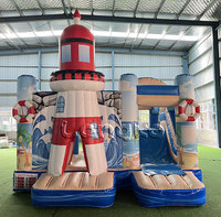Langko Gonflables Hupfburg Dmuchany Zamek Castel Gonflabil Dragon Bounce House avec toboggan