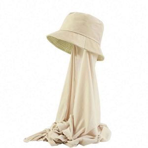 Chapeau Bob Gathertop en Coton Uni avec Logo Personnalisé pour Femme, Protection Solaire Extérieure, Vente en Gros - Product Image 5