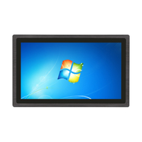 Tablette PC industrielle robuste sans ventilateur IP65 avec écran TFT LCD de 21,5 pouces, processeur I5-6200U, résolution 1920 x 1080, luminosité 300 cd/m², DDR4, SSD, capacitif résistif