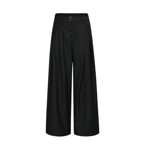 <span class=keywords><strong>Pantaloni</strong></span> Lunghi da <span class=keywords><strong>Uomo</strong></span> Casual a Gamba Larga, a Vita Media, Leggeri, Non Stirabili, con Pieghe Tridimensionali e Vestibilità Ampia - Product Image 6