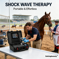 Appareil de thérapie par ondes de choc de faible intensité, dispositif à ondes de choc à vendre, pour thérapeute sportif, conception portable pour piste de course, utilisation facile