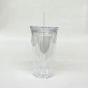 Bpa Free 16Oz 24Oz Snow Globe Acrylic <b>Cups</b> <b>Plastic</b> Tumbler - Product Image 2