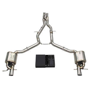 Échappement Catback d'usine avec tuyau en Z pour Mercedes-Benz E63/E63S AMG W212 2008-2013, tuyau d'échappement à soupape électronique SUS304 - Product Image 1