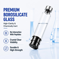 Cartouche en verre de 3 ml emballée individuellement, récipient en verre borosilicate
