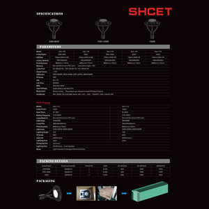 SHCET <span class=keywords><strong>119</strong></span> décoration de lumière de paysage de jardin boîtier en aluminium moulé sous pression SKD LED composants de réverbère - Product Image 3