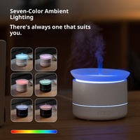 Nouvel Arrivage Diffuseur d'Arômes à Brume Simulée pour la Maison et le Bureau, Alimenté par USB, Lumière Ambiante Colorée, Diffuseur d'Huiles Essentielles et Humidificateur