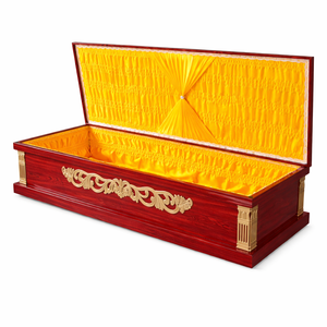 Cercueil en bois personnalisable de haute qualité à prix d'usine pour les défunts avec intérieur – Fabricants chinois de cercueils funéraires - Product Image 6