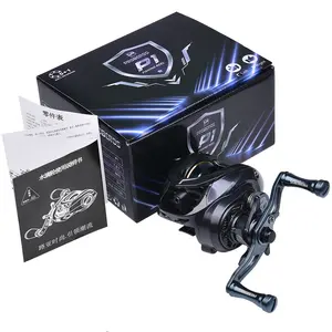 Venta caliente 5 + 1BB Premium Bait <span class=keywords><strong>Caster</strong></span> 8kg 7,2: 1 Gear Ratio Spinning Trolling Baitcasting Bass Fishing Reels - Product Image 1