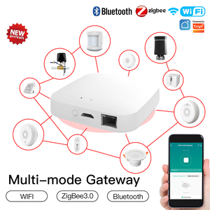 Tuya thông minh có dây đa chế độ Gateway ZigBee Wifi Bluetooth lưới <span class=keywords><strong>Hub</strong></span> cuộc sống thông minh App từ xa điều khiển bằng giọng nói thông qua Alexa Google nhà - Product Image 2