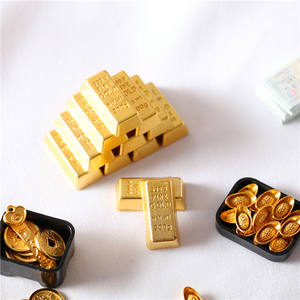 Accesorios para Casa de Muñecas, Mini Lingotes Ruyi, Barras de <span class=keywords><strong>Oro</strong></span> y Monedas de Cobre, Adornos en Miniatura - Product Image 3