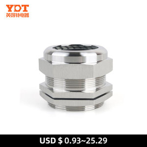 Conector de sellado con rosca G1/2 de acero inoxidable Indeter para protección de cables - Product Image 2