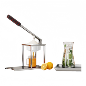 Portable Manual Press Juicer - 304 Stainless Steel Professional Citrus Juicer for Fresh Orange <b>Juice</b> - Product Image 3