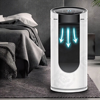 Climatiseur mobile portable, ventilateur de refroidissement et de déshumidification avec panneau tactile intelligent, minuterie 24h, roulettes pour la maison, le bureau et la chambre