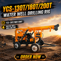 Machine de forage portable pour puits d'eau YCS-130T/180T/200T, équipement de forage agricole