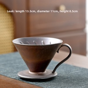 หม้อกาแฟเซรามิกวินเทจขนาดใหญ่ ดีไซน์รักษ์โลก พร้อมกรวยกรองกาแฟ ขายดีที่สุด - Product Image 5