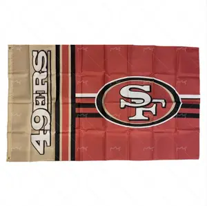 High Quality custom San Francisco 49ers Flag 3x5 Football NFL Banner Man Cave Gift Shop