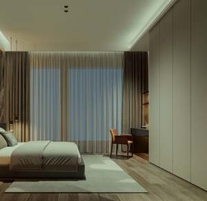 Meubles de chambre à coucher sur mesure pour villa, personnalisation de la maison entière, luxe léger - Product Image 6