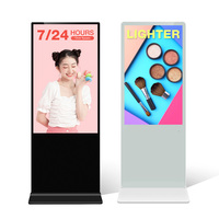 Prix d'usine 43 49 55 65 75 86 pouces portrait publicité android lcd écran d'affichage signalisation numérique kiosque vertical