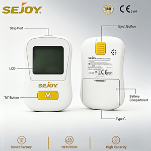 Sejoy Diagnóstico Monitoreo en tiempo real Monitor de glucosa en sangre Medidor de glucosa no <span class=keywords><strong>invasivo</strong></span> - Product Image 5