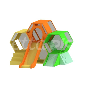 Bettaplay mềm chơi bộ đỏ chữa cháy xe tải mềm chơi leo núi Bộ cho sân chơi trẻ em trong nhà - Product Image 5