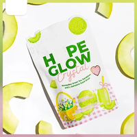 Boisson au jus de pêche The Hope Glow Crystal, complément alimentaire blanchissant pour la peau, poudre de glutathion
