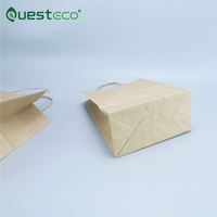 Sacs en papier kraft avec poignées Sacs en papier pour imprimante Sacs en papier pour plats à emporter