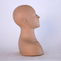 Tête de mannequin en silicone, douce pour la peau, pour massage esthétique et acupuncture, usage commercial, tête de simulation pour formation, 0,5 kg